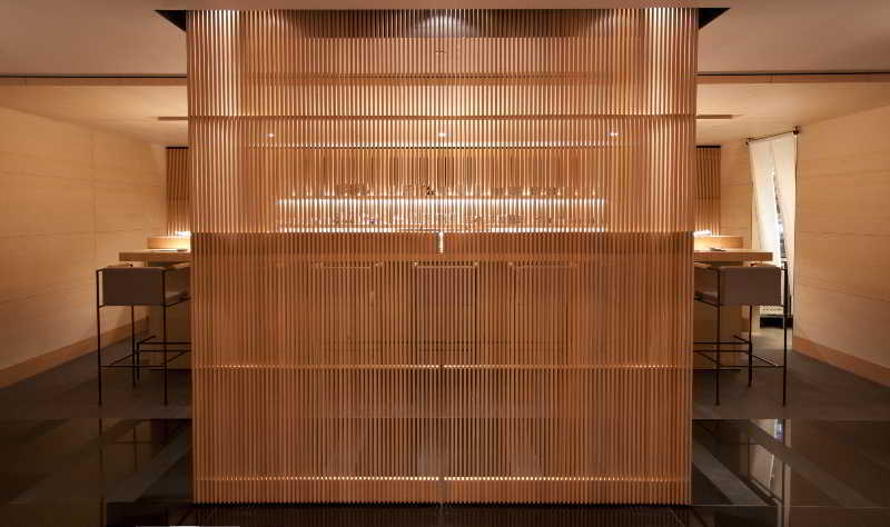 The Sherwood Taipeh Exterior foto A shōji in a restaurant